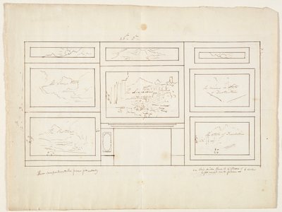 Layout for The Course of the Empire by Thomas Cole